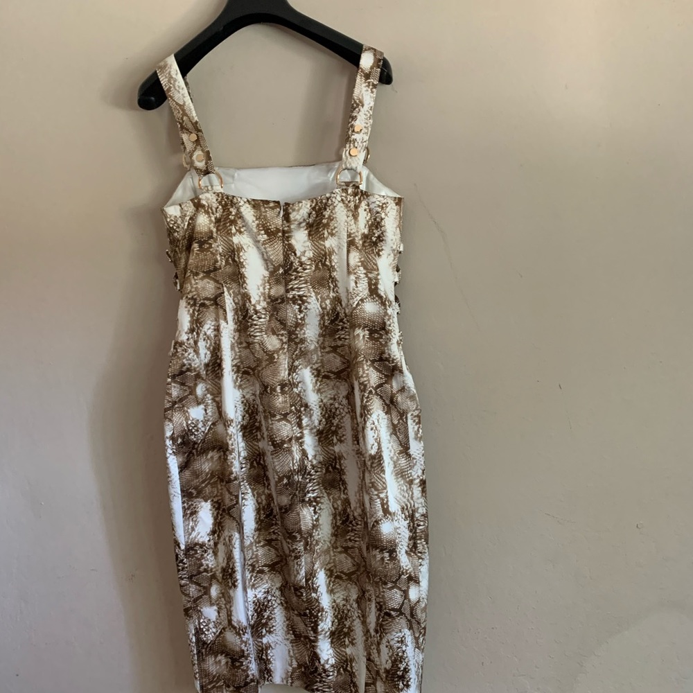 Cache Snake Print Dress - image 8